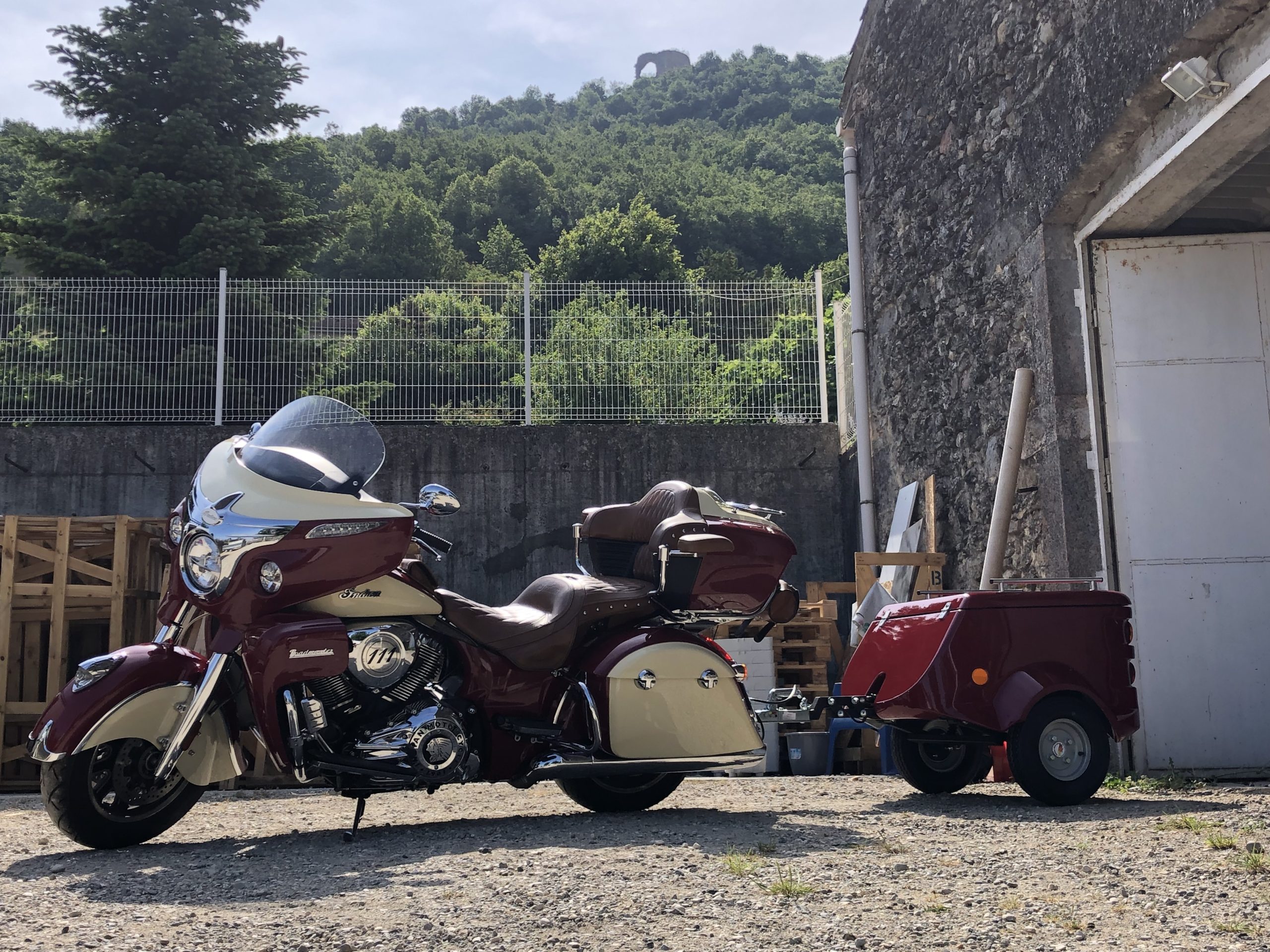 remorque bagagère pour moto